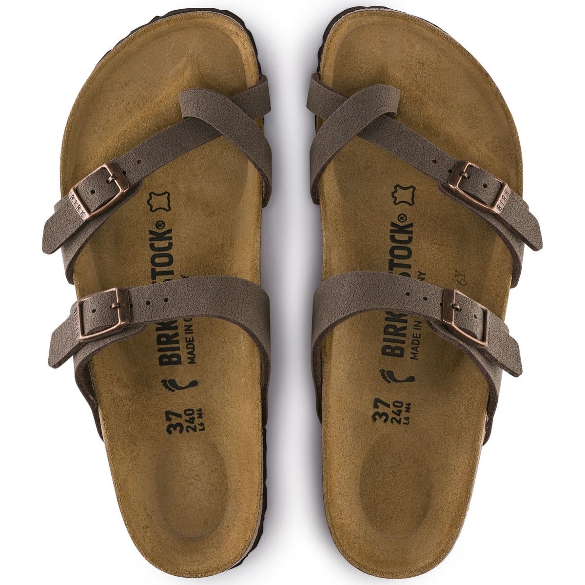 Birkenstock Women's Mayari Mocha Birki Buc - 325921 - Tip Top Shoes of New York