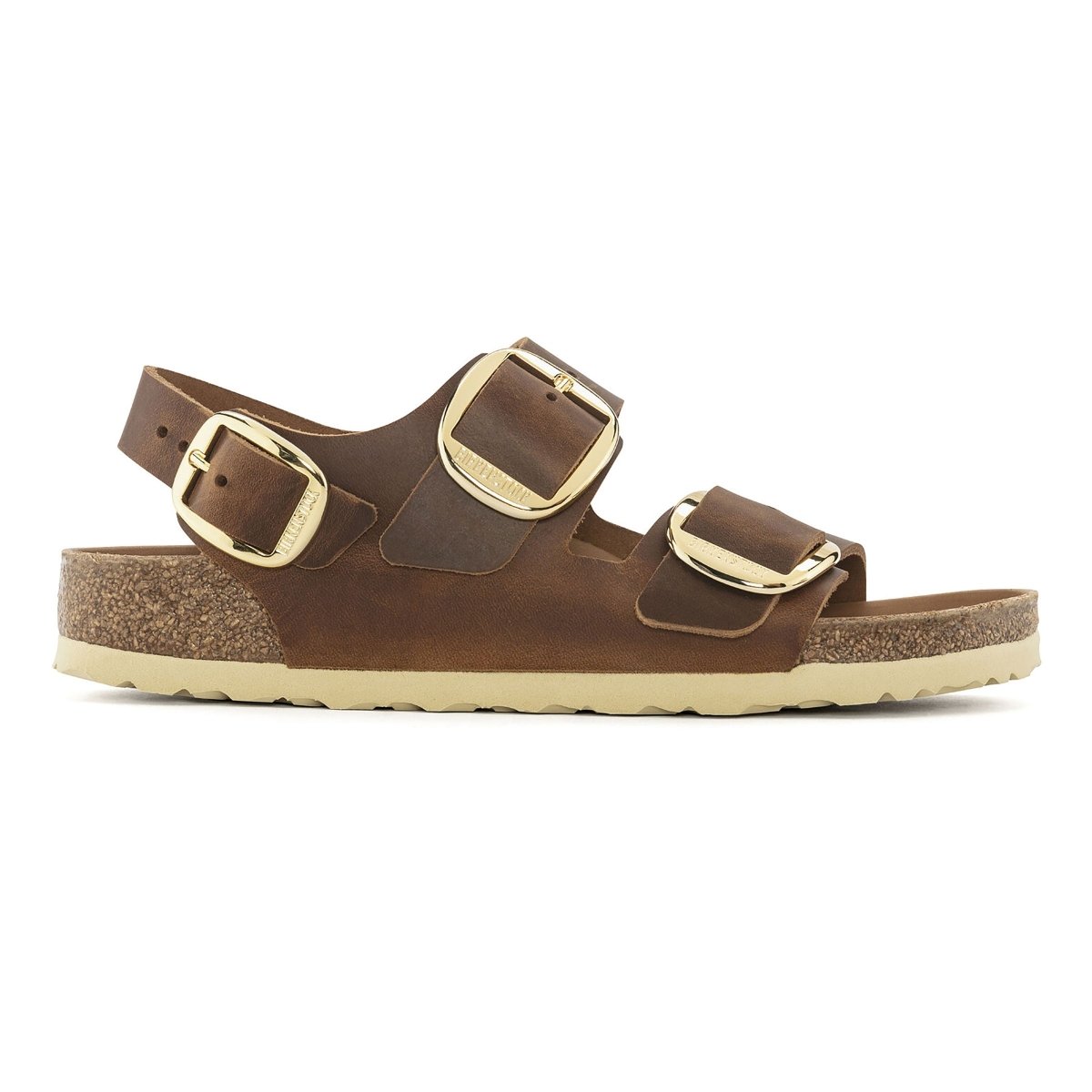 Birkenstock Women's Milano Big Buckle Cognac Oiled - 3012495 - Tip Top Shoes of New York