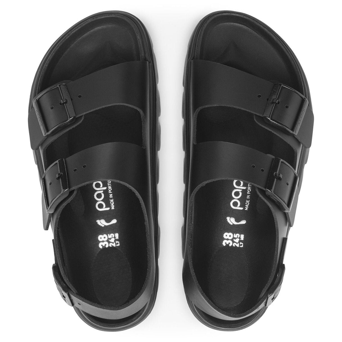 ビルケンシュトック Milano Chunky Exquisite Birkenstock Women's Milano Chunky Exquisite Black Leather – Tip