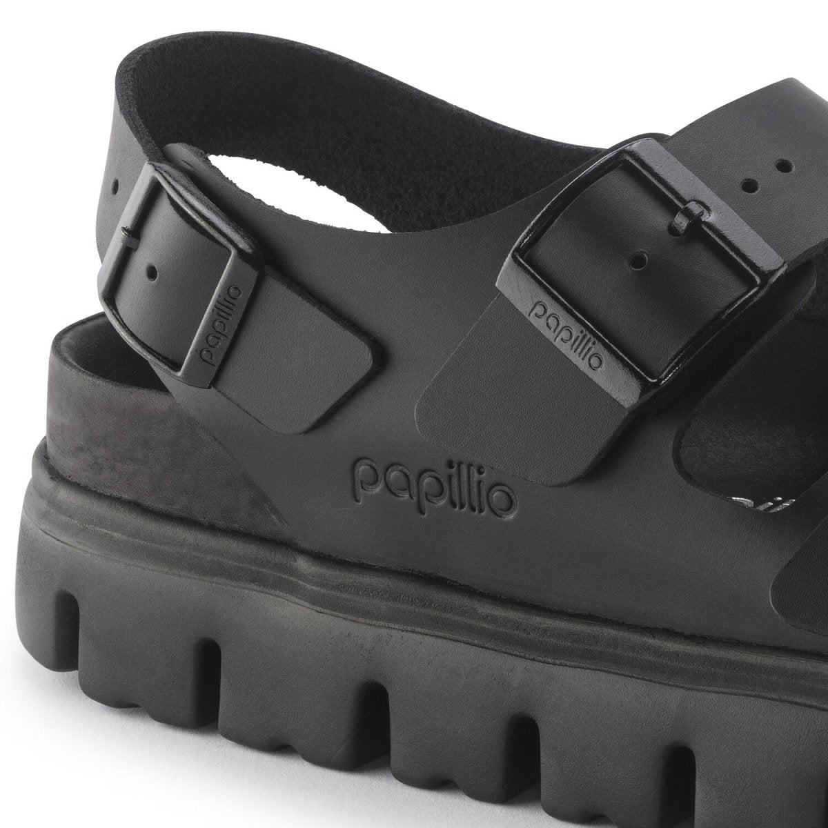 Birkenstock Women's Milano Chunky Exquisite Black Leather – Tip