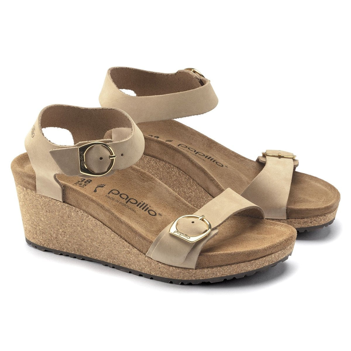 Birkenstock Women's Soley Sandcastle Nubuck - 9003682 - Tip Top Shoes of New York