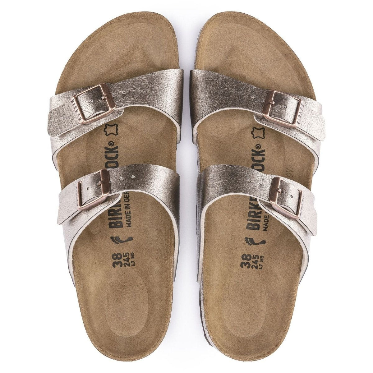 Birkenstock Women's Sydney Graceful Taupe Birko - Flor - 993333 - Tip Top Shoes of New York