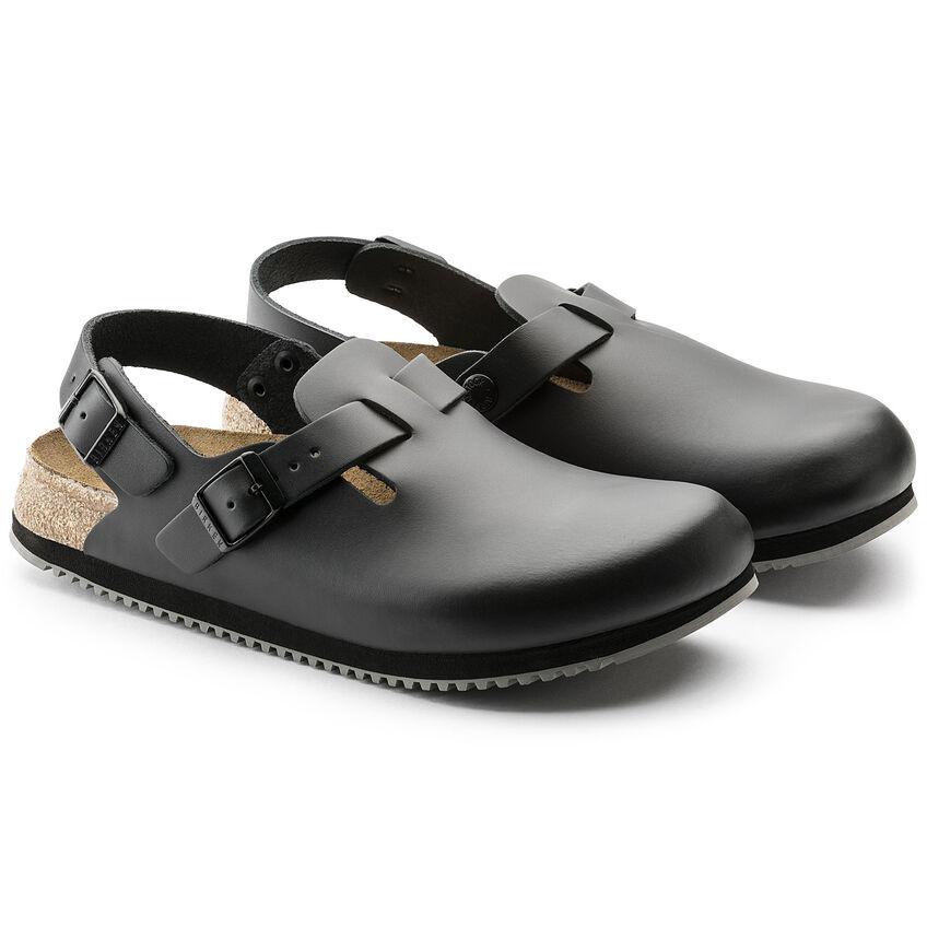Birkenstock Women's Tokio Super Grip Black Leather - 3002501 - Tip Top Shoes of New York