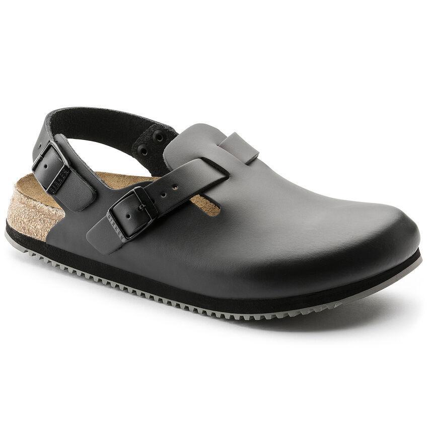 Birkenstock Women's Tokio Super Grip Black Leather - 3002501 - Tip Top Shoes of New York