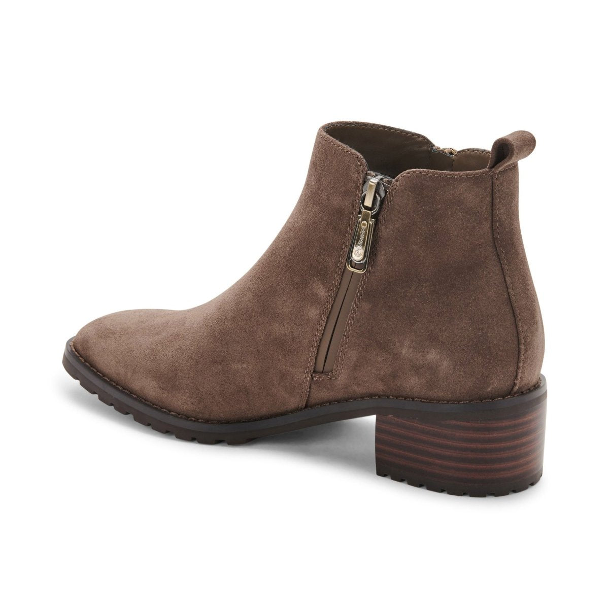 Blondo Women's Samara Dark Taupe Suede Ankle Boot Waterproof - 9002330 - Tip Top Shoes of New York