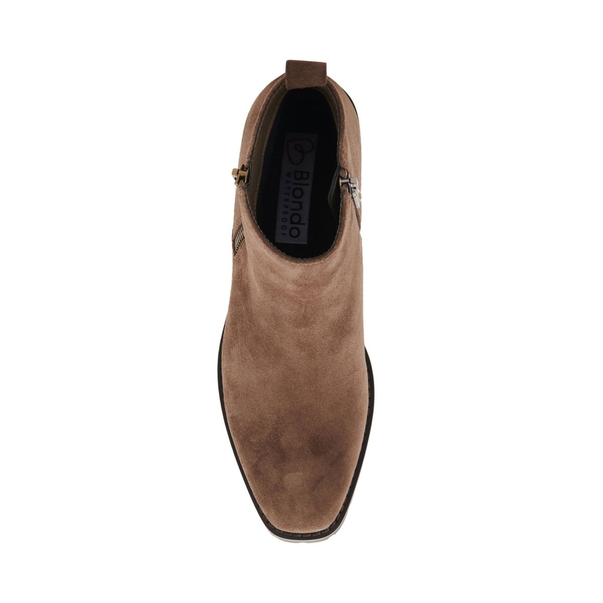 Blondo Women's Samara Dark Taupe Suede Ankle Boot Waterproof - 9002330 - Tip Top Shoes of New York