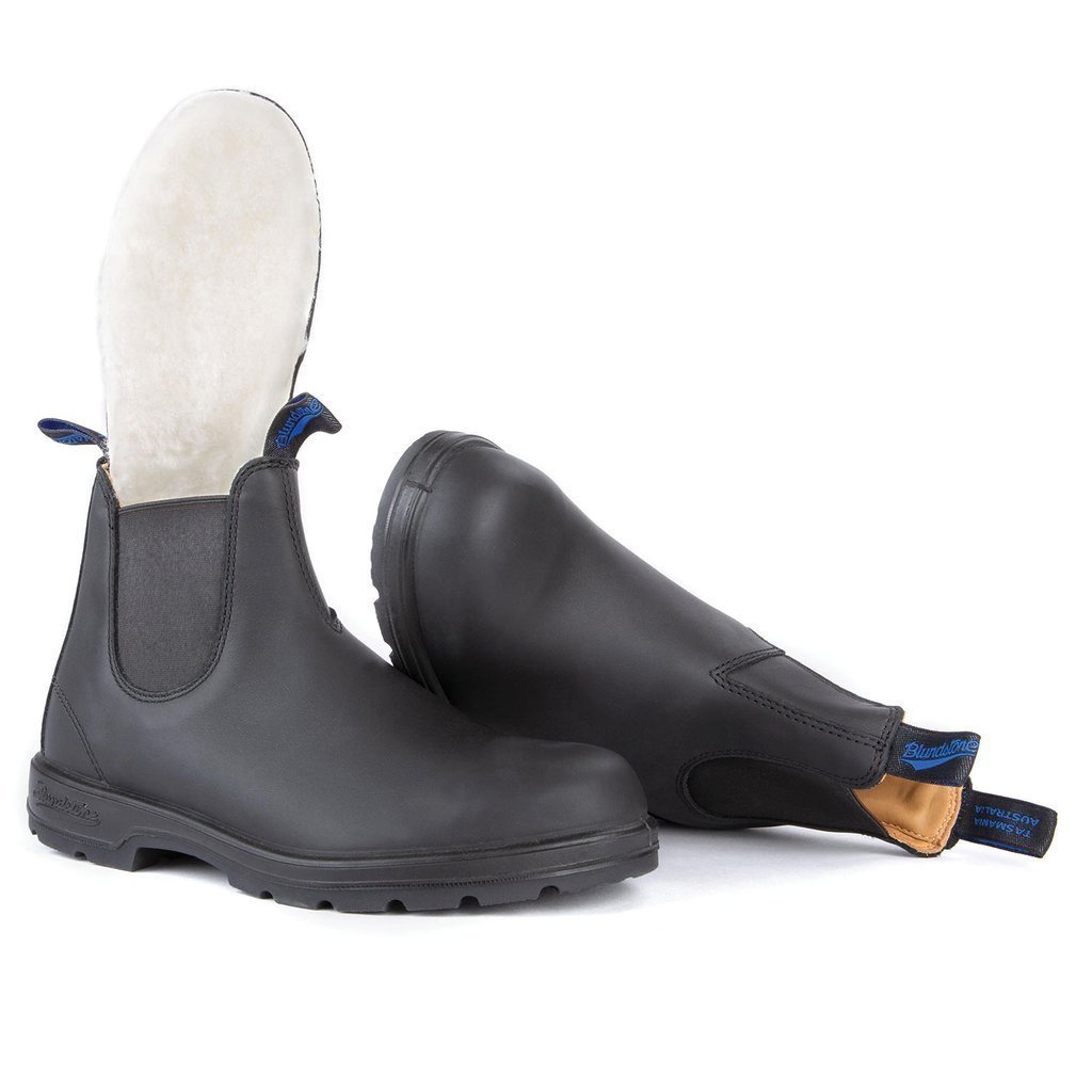 Women's Blundstone 566 Thermal Chelsea Pull-On Black Boots Women's Blundstone 566 Thermal Chelsea Pull-On Black Boots