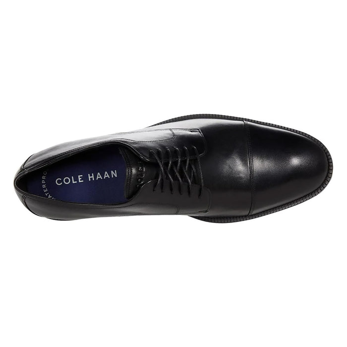 Cole Haan Men's Modern Essentials Cap Oxford Black Waterproof