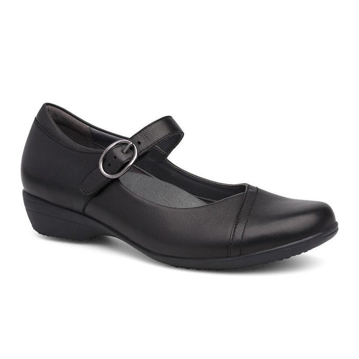 Dansko Women's Fawna Black Leather - Tip Top Shoes of New York