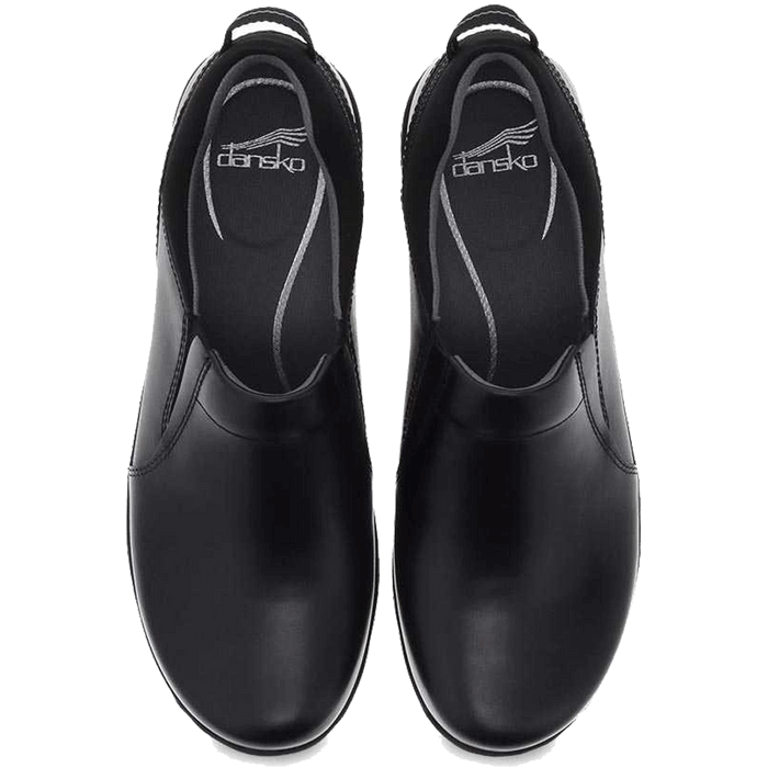 Dansko Women s Neci Black Leather Slip Resistant Tip Top Shoes