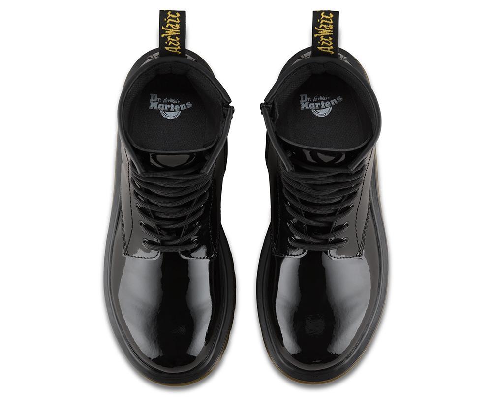 Dr. Martens Girl's 1460 Black Patent (Sizes 4-5) - 694921 - Tip Top Shoes of New York