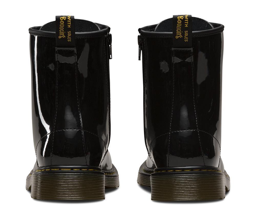 Dr. Martens Girl's 1460 Black Patent (Sizes 4-5) - 694921 - Tip Top Shoes of New York