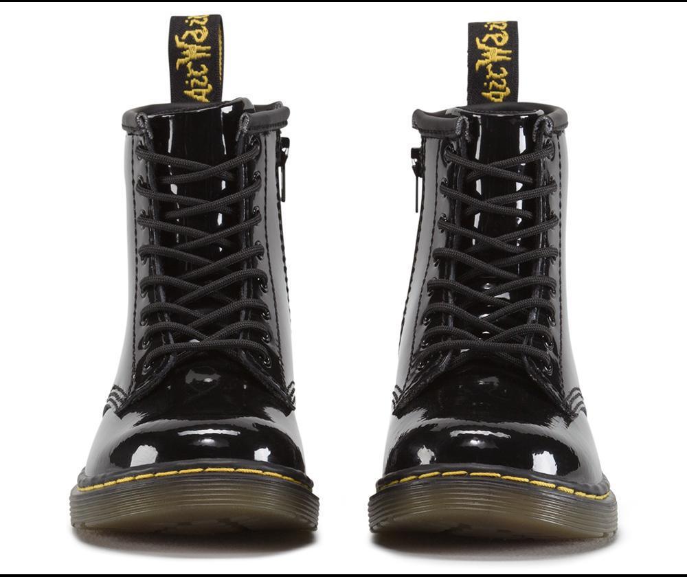 Dr. Martens Kids Brooklee Black Patent Lamper - 407284503010 - Tip Top Shoes of New York
