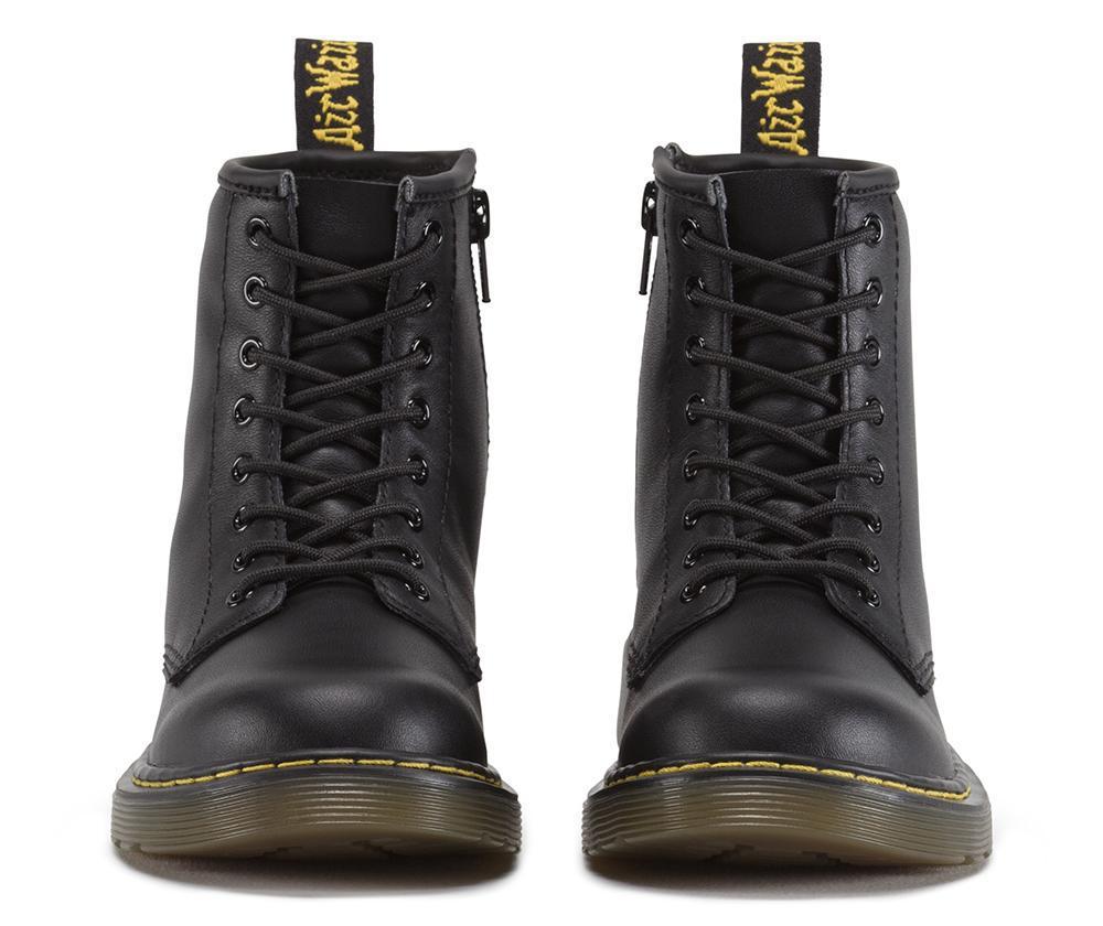 Dr. Martens Kids Delaney Black Leather - 407284203019 - Tip Top Shoes of New York