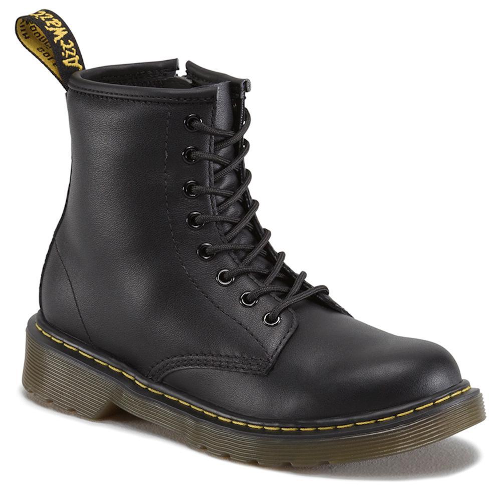 Dr. Martens Kids Delaney Black Leather - 407284203019 - Tip Top Shoes of New York