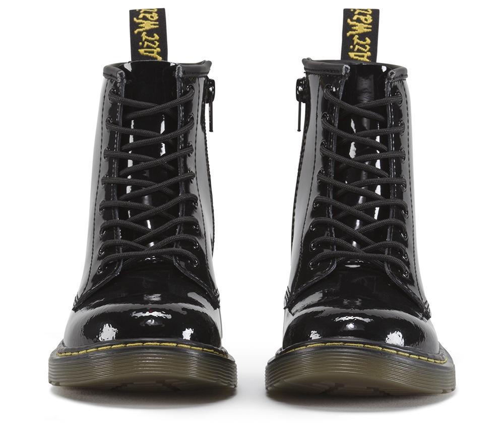 Dr. Martens Kids Delaney Black Patent Lamper - 407284303016 - Tip Top Shoes of New York