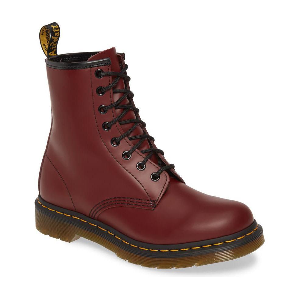 Dr. Martens 1460 チェリーレッド US7 Dr. Martens Men's 1460 Cherry Red Smooth - Tip Top Shoes of New York