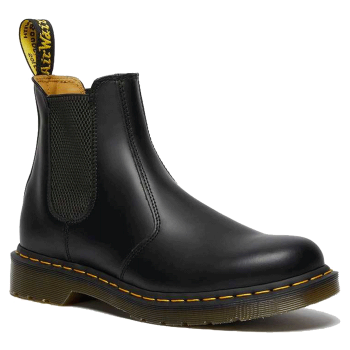 Dr. Martens Men's 2976 Chelsea Boot Black/Yellow - 7718621 - Tip Top Shoes of New York