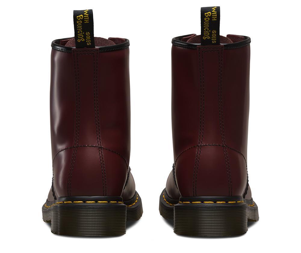 Dr. Martens Women's 1460 Cherry Red Smooth Leather - Tip Top Shoes