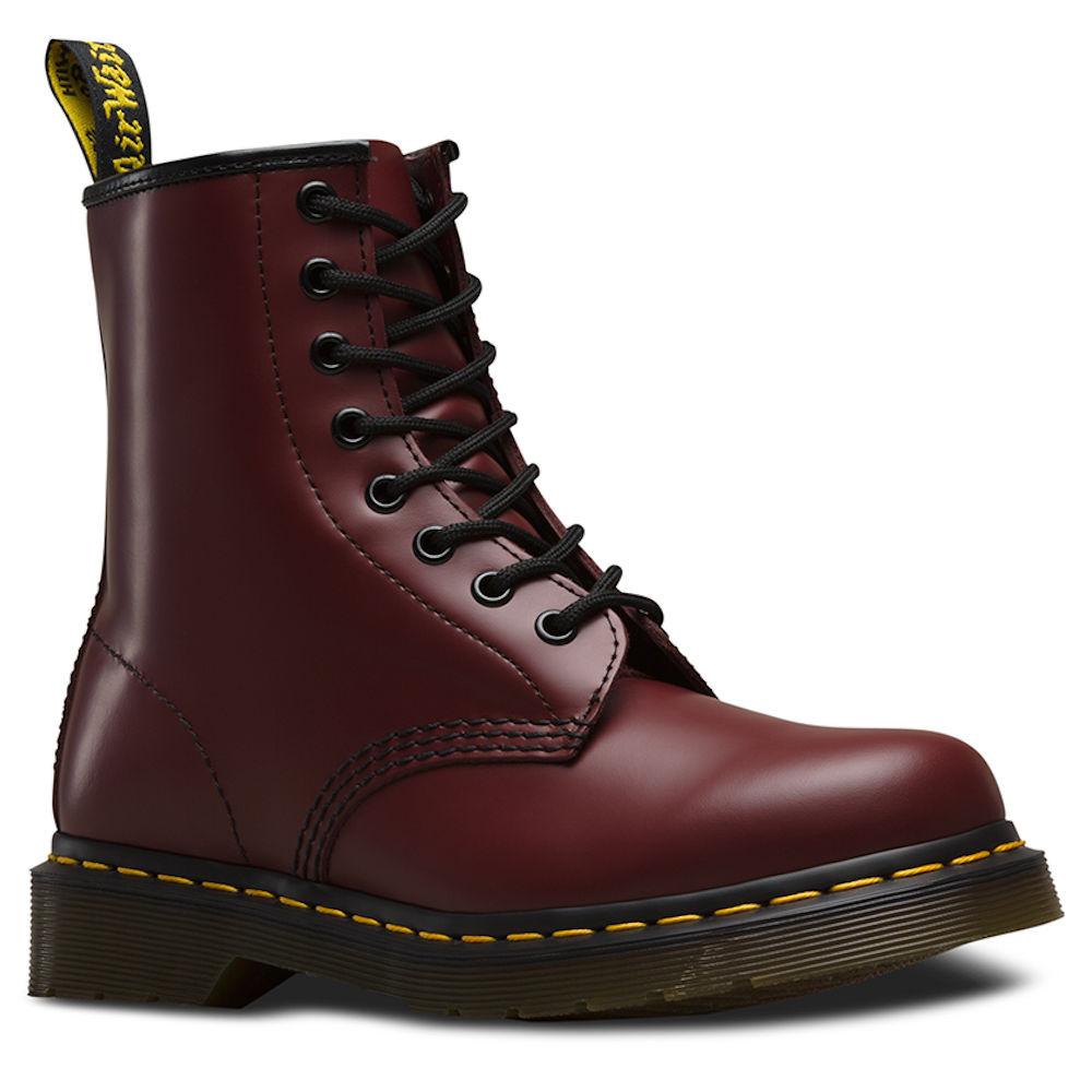Dr. Martens Women's 1460 Cherry Red Smooth Leather - Tip Top Shoes