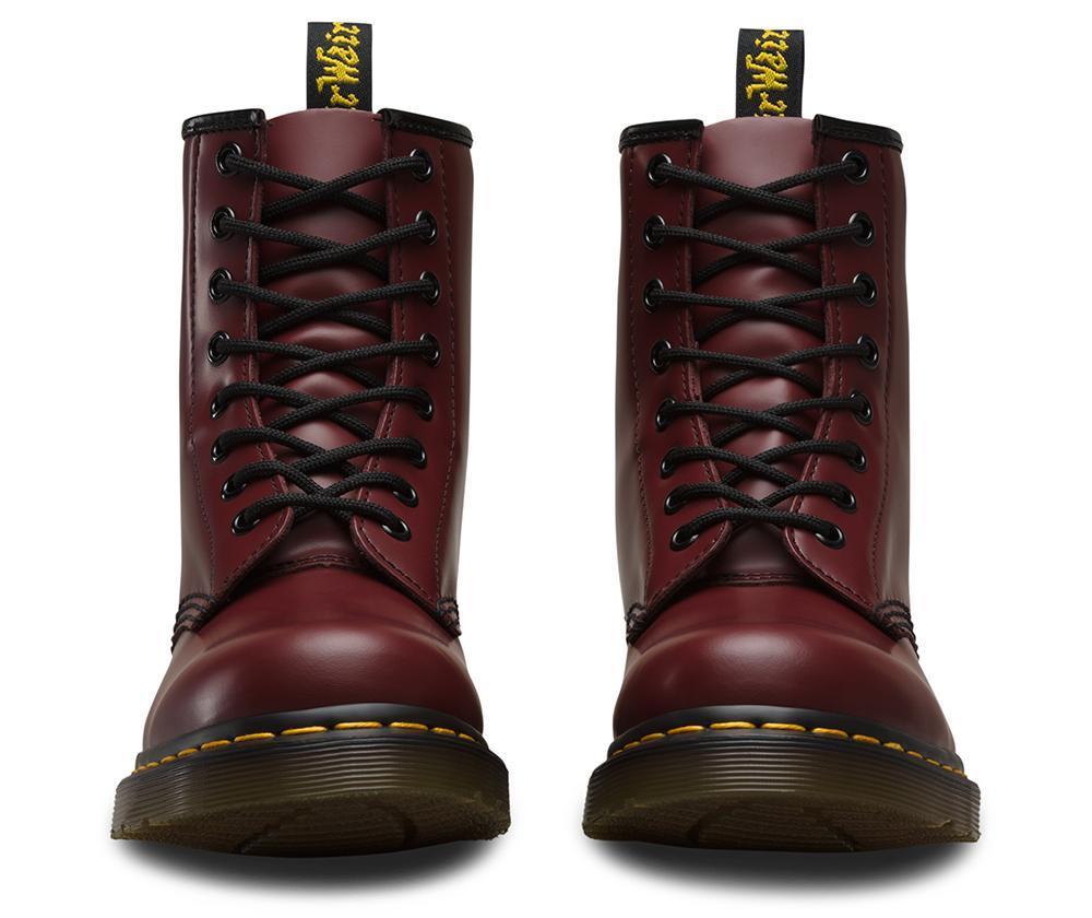 Dr. Martens Women's 1460 Cherry Red Smooth Leather - 936324 - Tip Top Shoes of New York