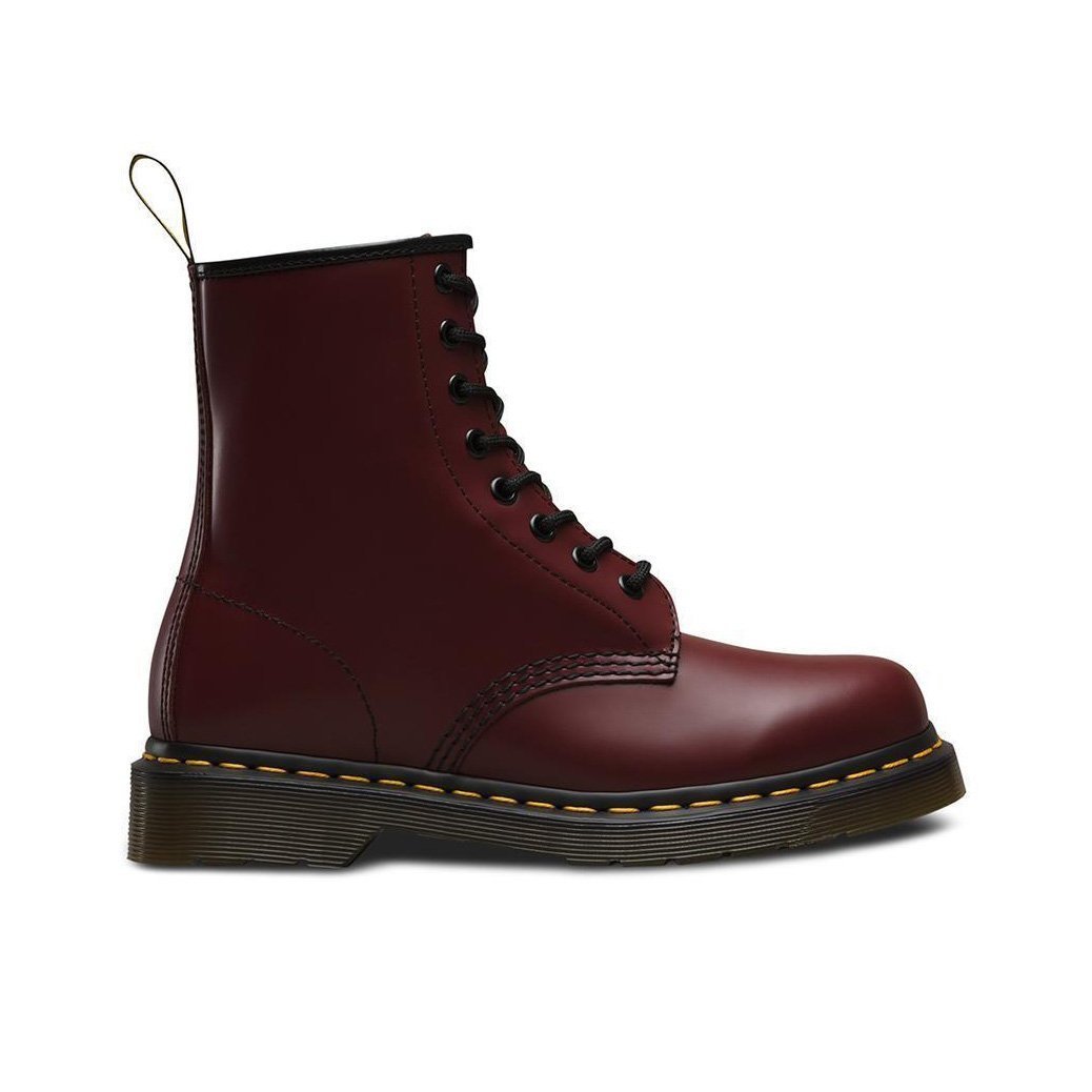 Dr. Martens Women's 1460 Cherry Red Smooth Leather - 936324 - Tip Top Shoes of New York