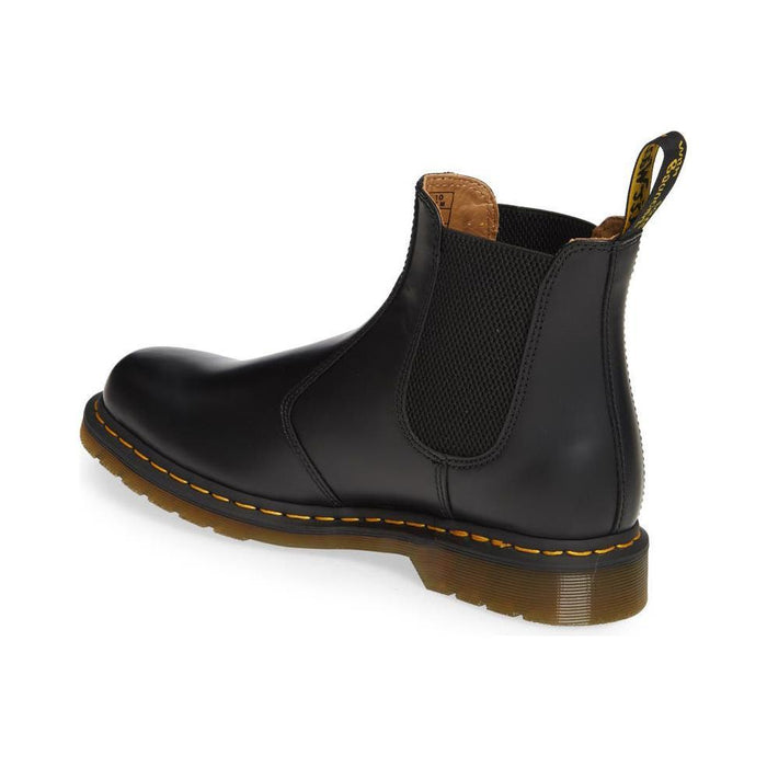 Dr. Martens Women's Chelsea Boot Black Leather/Yellow Stitching - Tip Top Shoes of New York