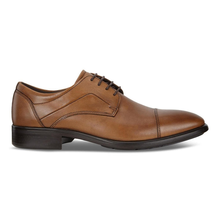 ECCO Men's City Tray Cap Toe Tie Brown - 9002862 - Tip Top Shoes of New York