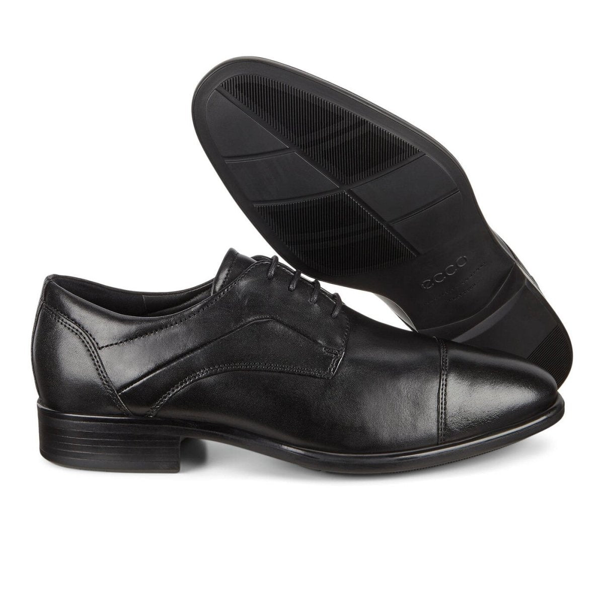 ECCO Men's City Tray Derby Shoe Black - 3002797 - Tip Top Shoes of New York
