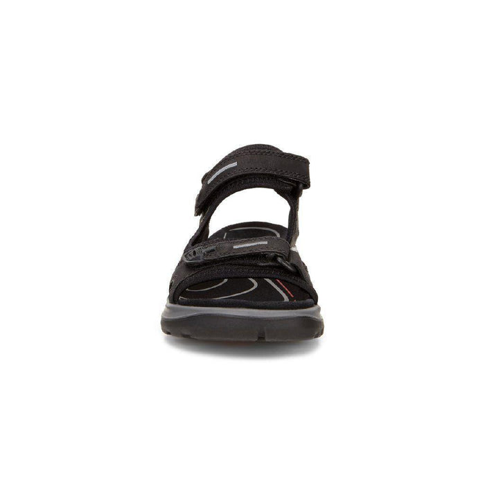 ECCO Women's 069563 Yucatan Sandal Black Nubuck - 407341601017 - Tip Top Shoes of New York