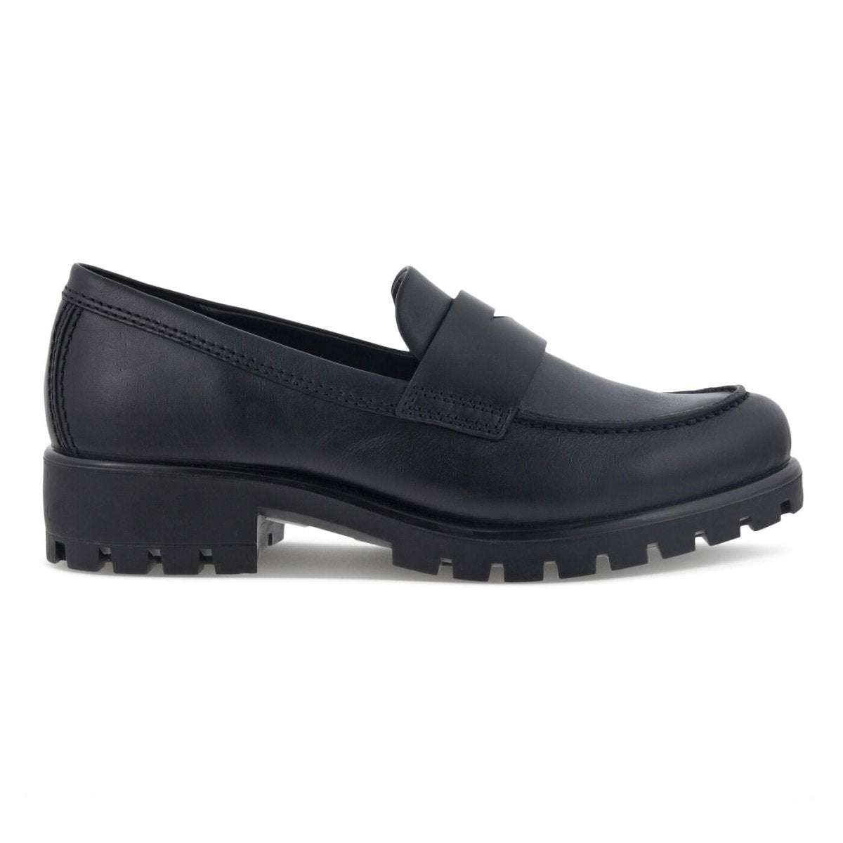 ECCO Women's Modtray Black Penny Loafer — Tip Top Shoes of New York