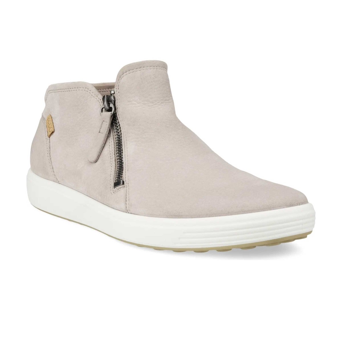 Ecco Women's Soft 7 Low Boot Grey Rose Nubuck - 3016603 - Tip Top Shoes of New York