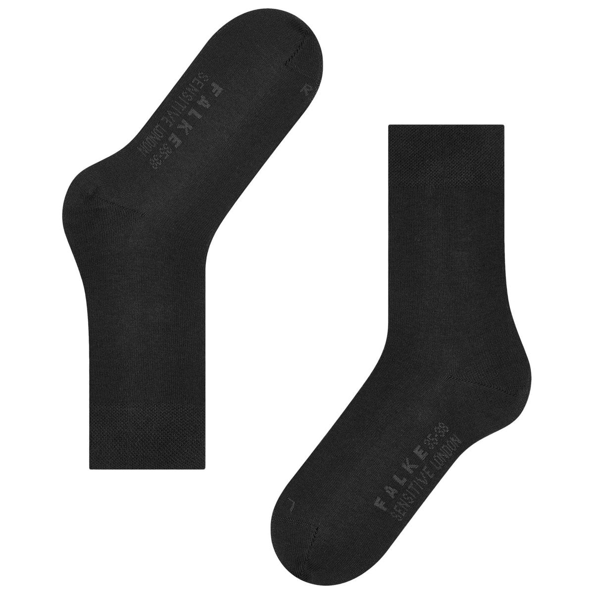 Falke Women's Combed Cotton Sensitive London Black - 3009665 - Tip Top Shoes of New York