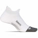Feetures Elite Max Cushion No Show Tab White - 893123 - Tip Top Shoes of New York