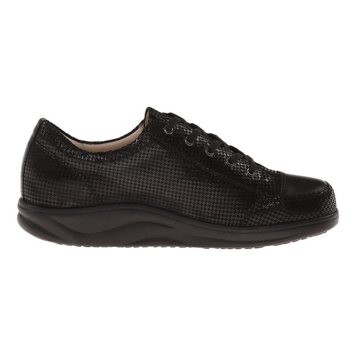 Finn Comfort Women's Ikebukuro Black Print Leather - 407910804016 - Tip Top Shoes of New York