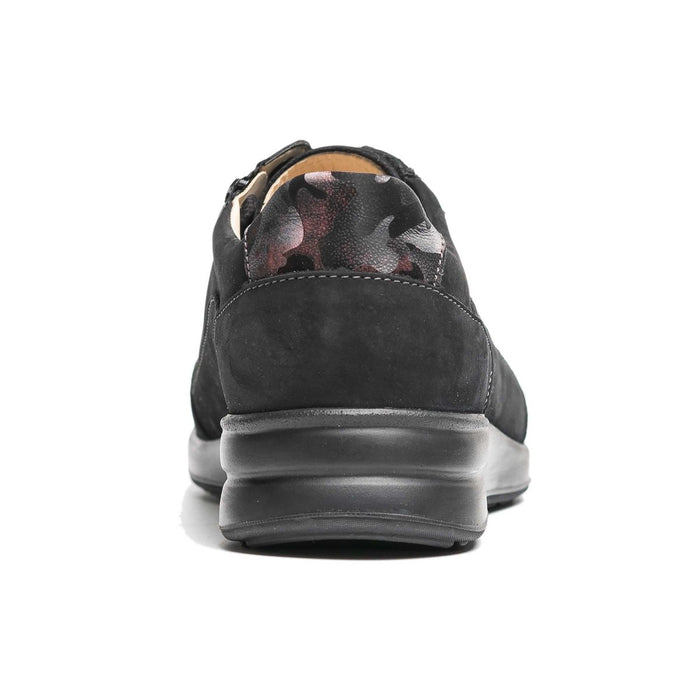 Finn Comfort Women's Prato Black/Bordo Nubuck - 3013719 - Tip Top Shoes of New York