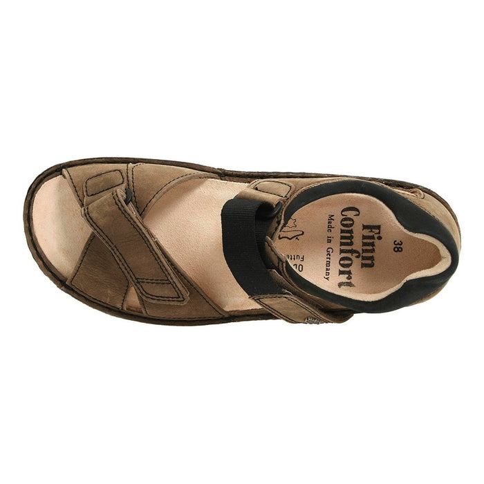 Finn Comfort Women's Samara Mud/Black Buc - 404917602010 - Tip Top Shoes of New York