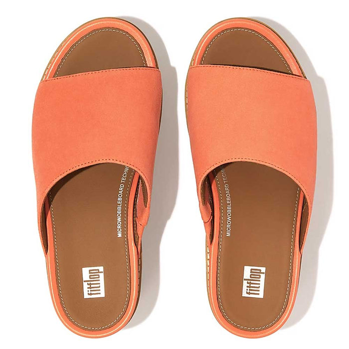FitFlop Women's Eloise Cork-Wrap Slip-On Coral Suede - 9009111 - Tip Top Shoes of New York