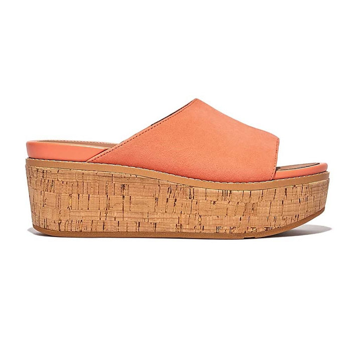 FitFlop Women's Eloise Cork-Wrap Slip-On Coral Suede - 9009111 - Tip Top Shoes of New York