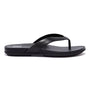 FitFlop Women's Gracie Leather Flip Flop Black - 1059719 - Tip Top Shoes of New York