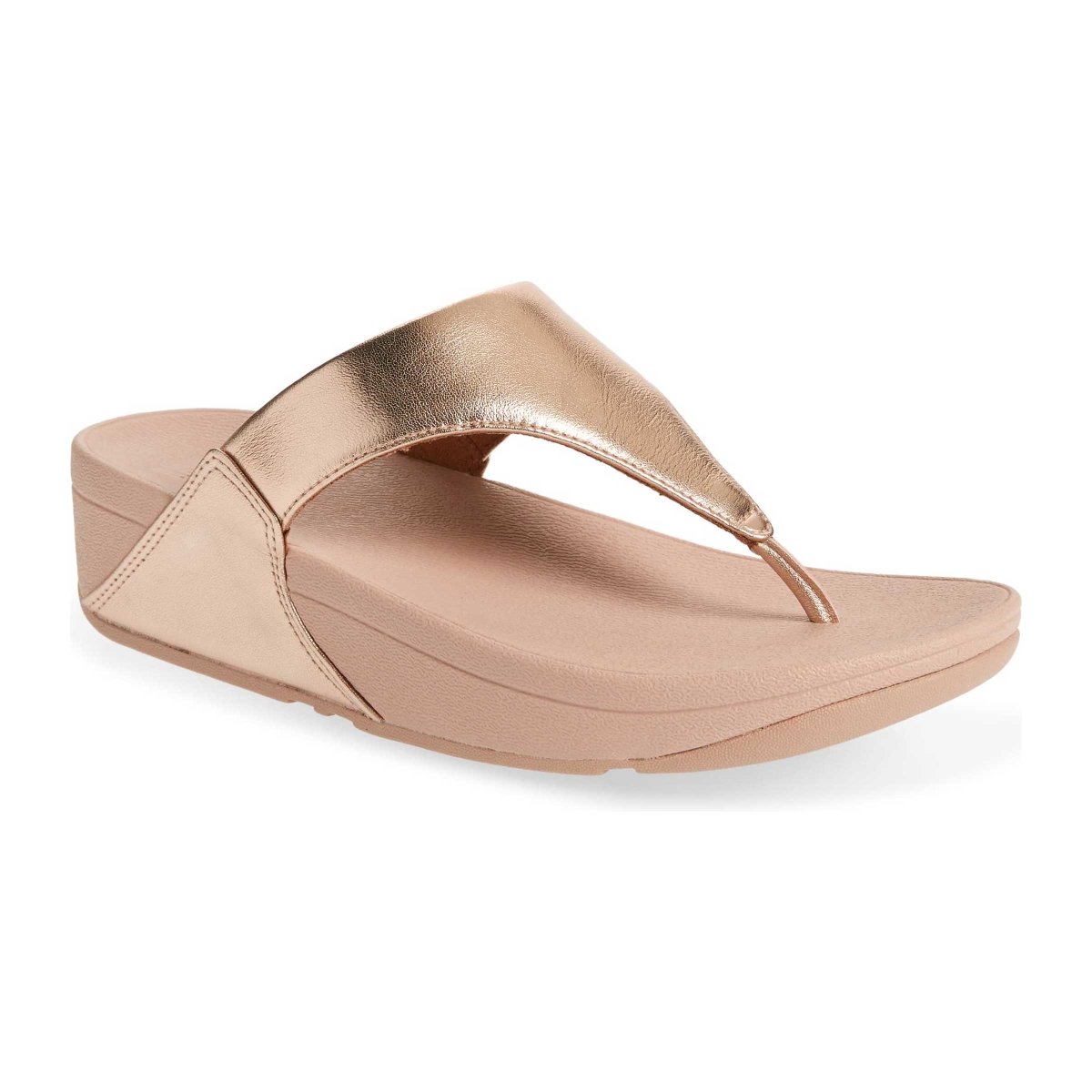 FitFlop Women's Lulu 2 Rose Gold Leather - 1066456 - Tip Top Shoes of New York