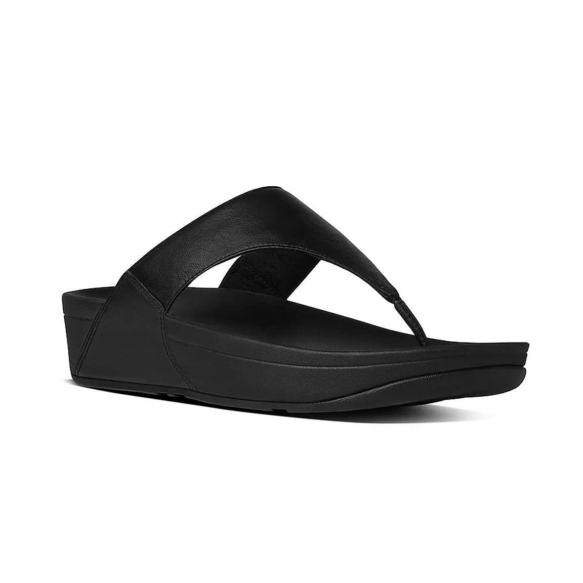 FITFLOP Women's Lulu 2 Thong Black Leather - 680054 - Tip Top Shoes of New York