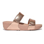 FitFlop Women's Lulu Adjustable Rose Gold Slide - 9009290 - Tip Top Shoes of New York