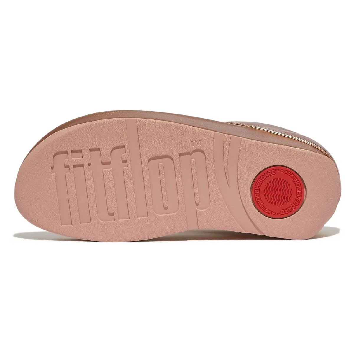 FitFlop Women's Rumba Beaded Rose Gold Thong - 1082722 - Tip Top Shoes of New York