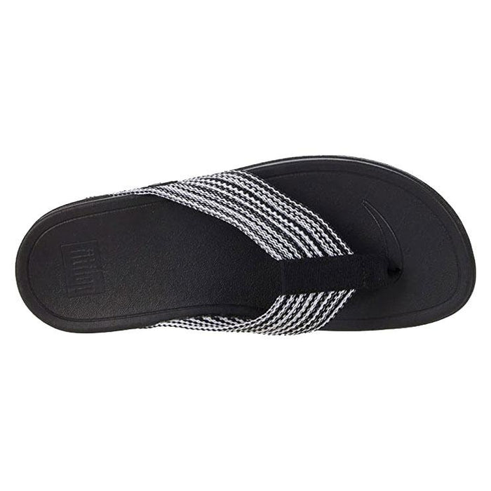 FITFLOP Women's Surfa Black/White - 991306 - Tip Top Shoes of New York