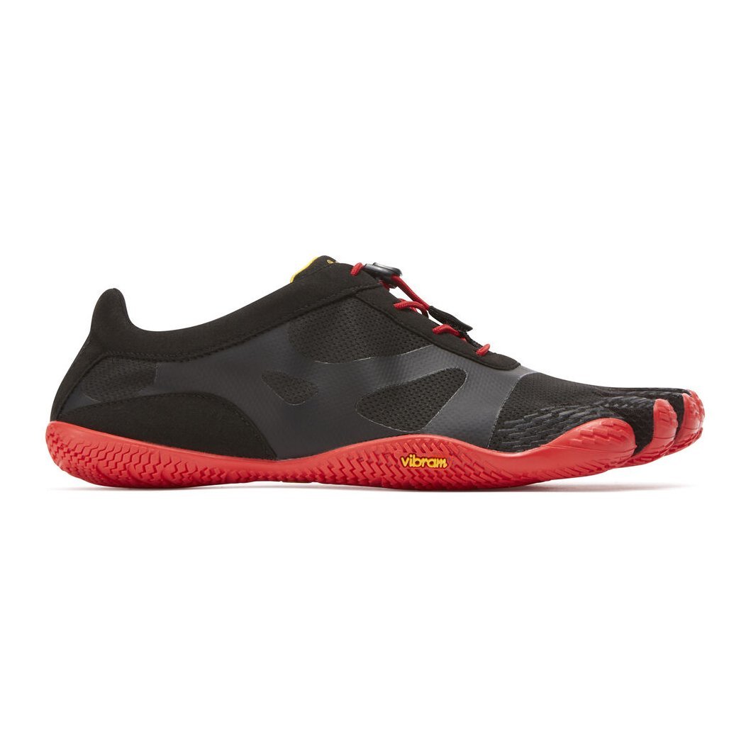 Vibram Five Finger's Men's KSO EVO Black/Red Fabric - 3003061 - Tip Top Shoes of New York