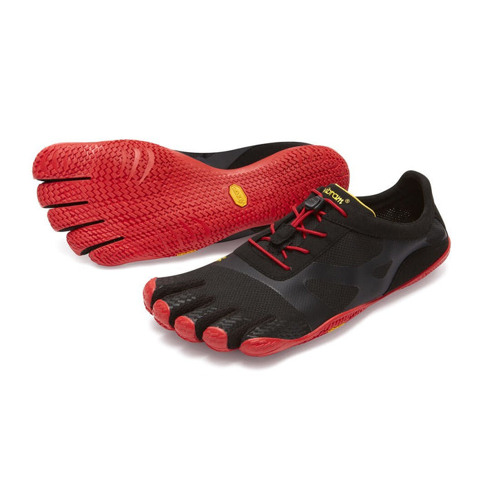 Vibram Five Finger's Men's KSO EVO Black/Red Fabric - 3003061 - Tip Top Shoes of New York