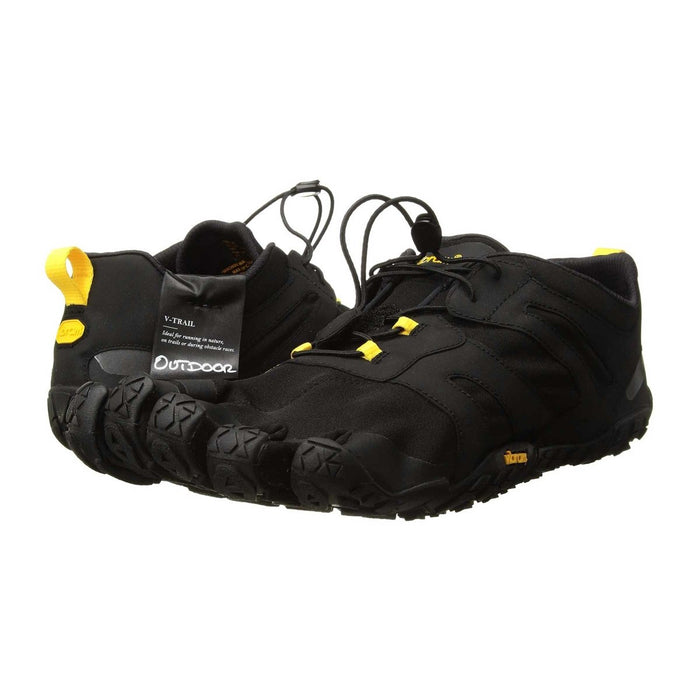 Five Fingers Men's V-Trail 2.0 Black/Yellow - 9003880 - Tip Top Shoes of New York