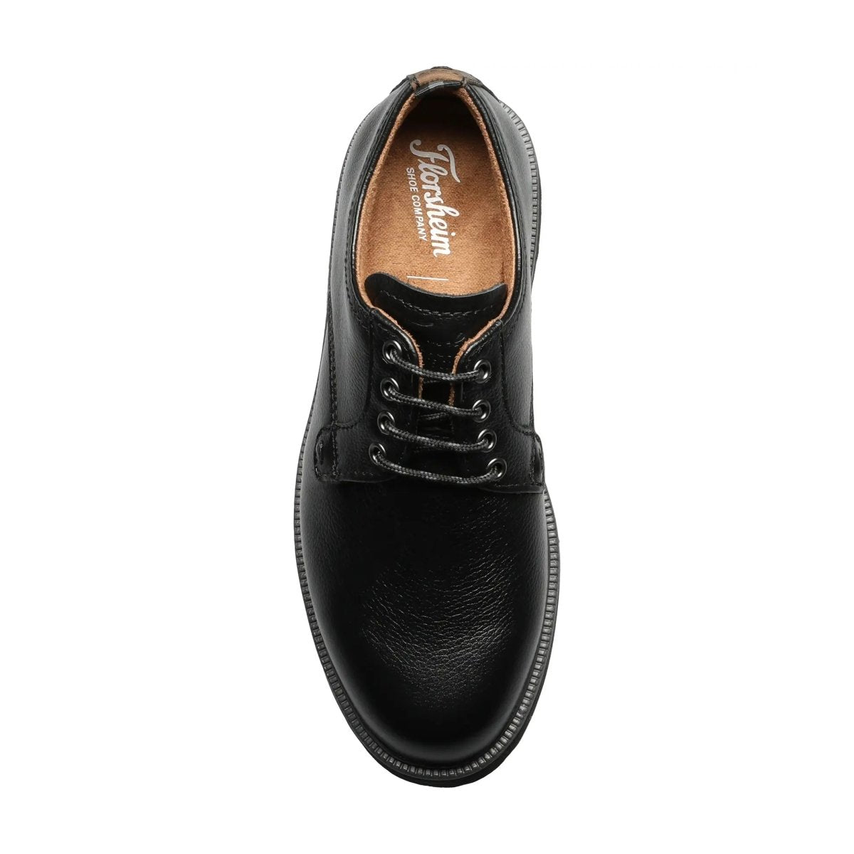 Florsheim Boy's PS (Preschool) Supacush Jr. Plain Toe Oxford Black - 1062588 - Tip Top Shoes of New York
