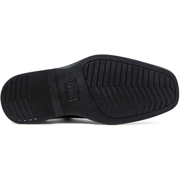 Florsheim Kids Boy's Reveal Cap Toe Oxford Jr. Black Leather (Sizes 1-3) - 691798 - Tip Top Shoes of New York